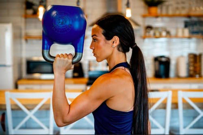 Kettlebell Kings Competition Kettlebells Weight (35mm handle) 8-48 KG | Hand weights Workout Gym Equipment & Strength training sets for Women & Men for Home Gym | Suitable for High Repetition Workouts