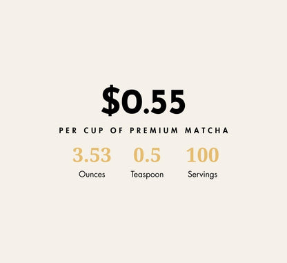 Nippon Matcha | Organic Premium Ceremonial Grade Japanese Matcha Green Tea Powder - First Harvest from Uji, Kyoto - USDA Certified, Stone-Ground, Smooth & Vibrant (100g/3.53oz)