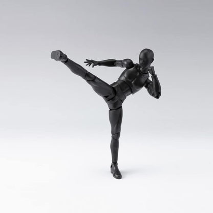 Haniforever Artists Manikin Art Mannequin Figures Supplies Drawing Tools,Small Drawing Figure Model for Sketching,Painting,Action Figure Set(Black,Male)