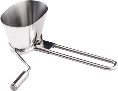 DECHOUS Stainless Steel Parsley Chopper, Manual Mint Herbs Spices Grater, Vegetable Grinding Tool