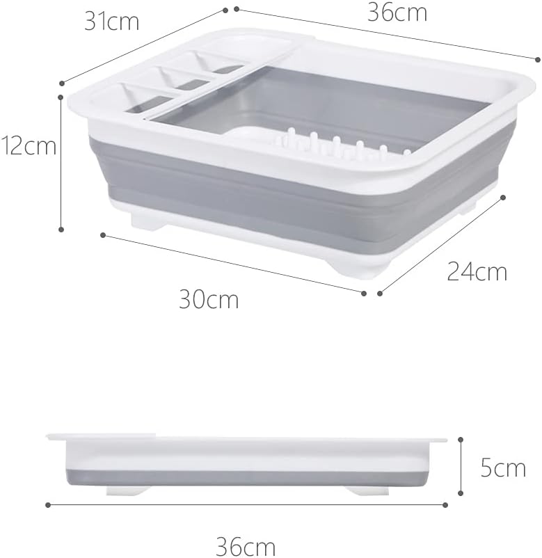 Drying Rack Kitchen, Dish Drying Rack, Collapsible Dish Racks for Kitchen Counter, Suitable for Kitchens, Motorhomes,
