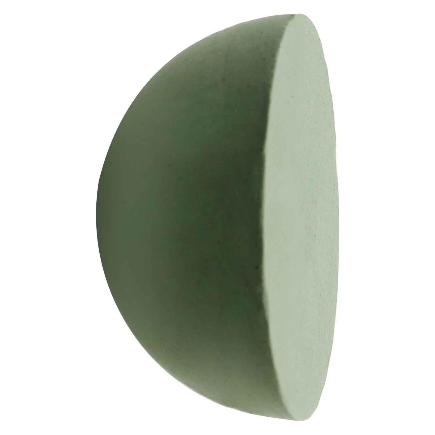 Hoypeyfiy 4Pcs 5.51 x 2.76 Inch Half Ball Floral Dry Foam, Green Round Foam Blocks for Artificial Flower Arrangement, DIY Craft, Wedding Birthday Centerpiece Decorations