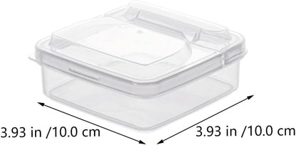 Cheese Storage for Fridge, 2 Pcs Airtight Utensil Holder, Deli Meat Saver Butter Boxes, Meal Prep Container for Kitchen