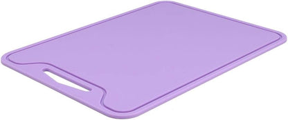 Food Grade Silicone Flexible Cutting Board, Purple Chopping Board for Home Kitchen Use