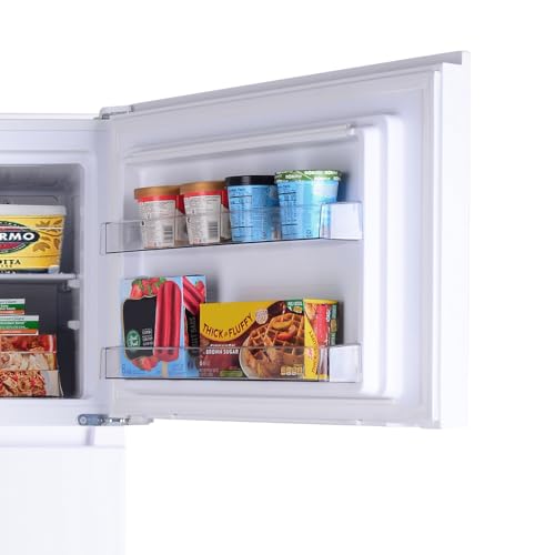 Kenmore 33 in. 20.5 cu. ft. Capacity Refrigerator/Freezer with Full-Width Adjustable Glass Shelving, Humidity Control Crispers, ENERGY STAR Certified, Black