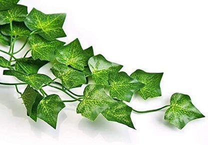 SO CAL PRO Fake Ivy Leaves, Artificial Greenery Vines for Room Decor, Faux Vines Wedding Decor (6 Strands)