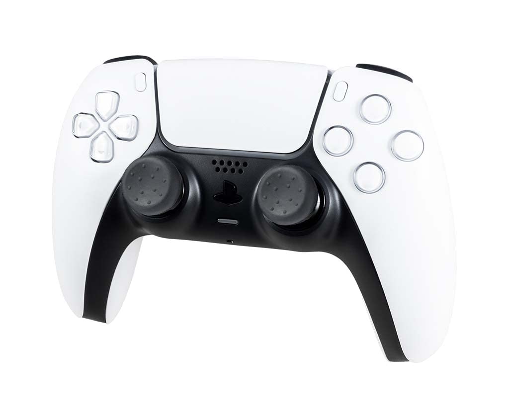KontrolFreek CQC for PlayStation 4 (PS4) and PlayStation 5 (PS5) Controller | Performance Thumbsticks | 2 Mid-Rise Concave | Black