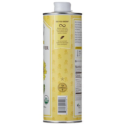 La Tourangelle, Organic Canola Oil, Expeller-Pressed Non-GMO Canola Seeds, Pesticide and Chemical Free, High Heat Neutral Cooking Oil, 16.9 Fl Oz