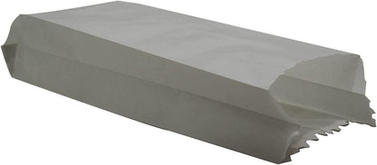 Non-Waxed Glassine Paper Bags, Pack Of 100, 9.8x5.5x3 Inch Gussetted White Food Grade Storage Pouches