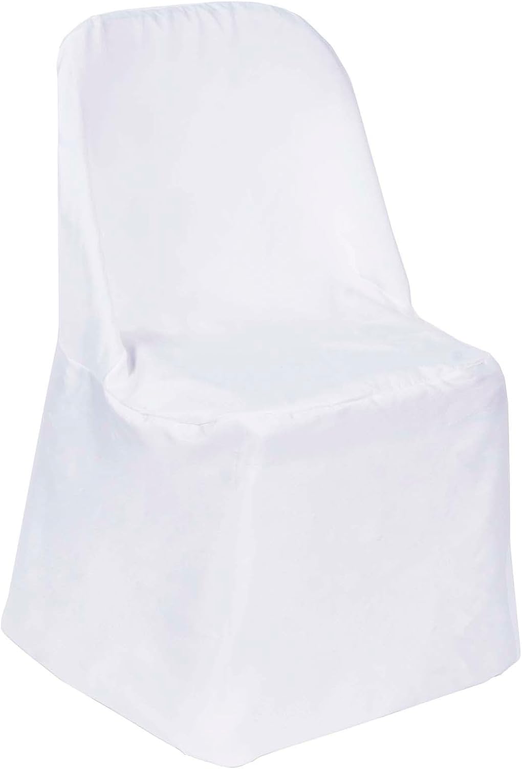Cover-Flat-Pack 5 TABLECLOTHSFACTORY White Folding Chair