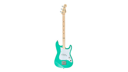 Fender x Loog 3-String Stratocaster Electric kids Guitar 3 string beginner kit (Seafoam Green)