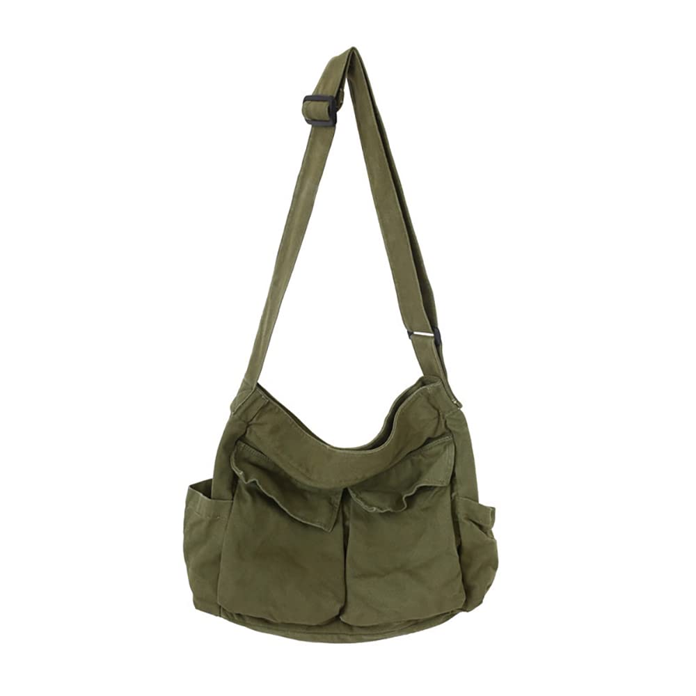 Sumleno Bohemian Hipster Hobo Boho Hippie Crossbody Bag Purse Canvas Sling Bag Aesthetic Tote Large Handbags Fairy Grunge Bag