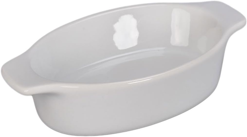 BIA Cordon Bleu Oval Au Gratin - 10.25" x 5.75" x 1.5", 20 Oz