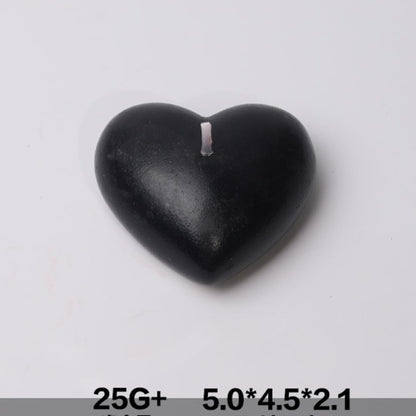 4 Pcs Romantic Heart Candles for Wax Play Low Heat, Love Low Temperature Body Safe Massage Soy Drip Candles for Adult Couple