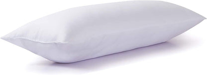 Long20x60(Pack 1), Acanva Fluffy Bed Sleeping Side Sleeper Body Pillow Insert, of White