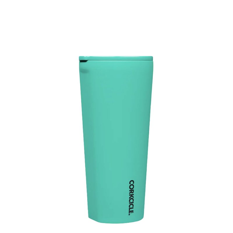 Corkcicle Classic Triple Insulated Coffee Mug with Lid, Neon Lights Kokomo, 24 oz – Stainless Steel Travel Tumbler Keeps Beverages Cold 9+hrs, Hot 3hrs – Cupholder Friendly Travel Coffee Tumbler