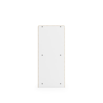 Guidecraft EdQ Shelves and 10 Bin Storage Unit- White: Display Shelf Storage Organizer for Home, School and Office; Wooden Book Cubby and Toy Shelf