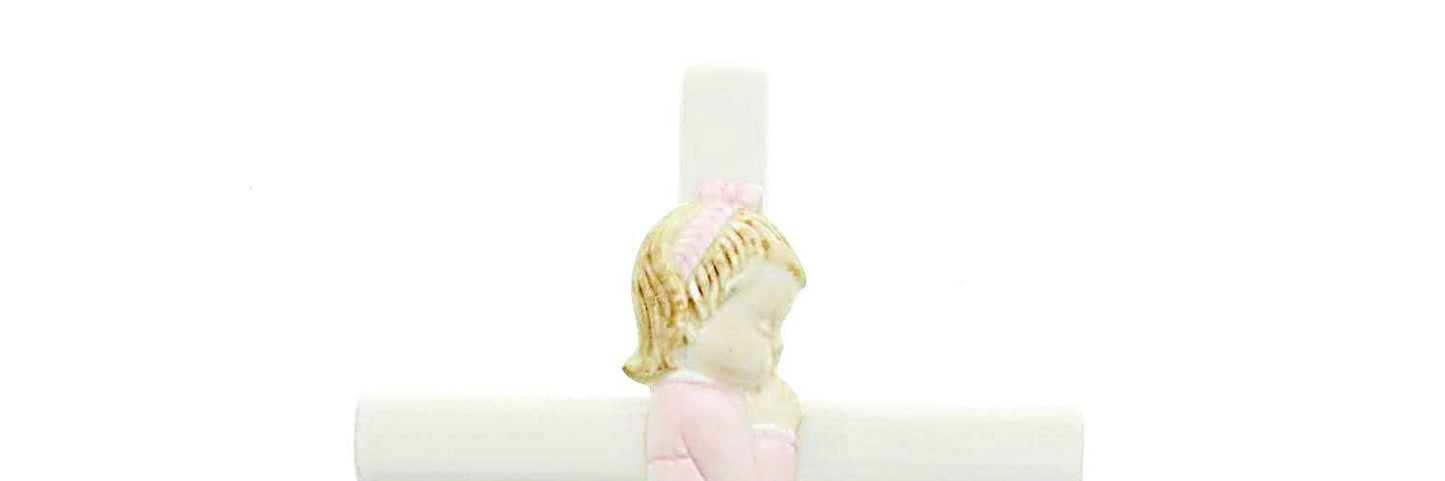 Roman Giftware Inc. Valencia Praying Girl, 7.5" H, Children's Gifts, New Baby, Durable, Religious