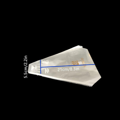 Plastic Sandwich Bags Packaging Container, Clear Triangle Bakery Wrappers for Sandwiches,Easy to Tear (100 Pack)