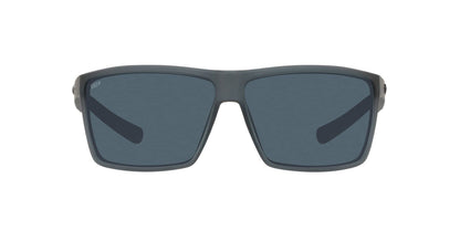 Costa del Mar Mens Rincon Fishing and Watersports Rectangular Sunglasses, Matte Smoke Crystal/Grey Polarized-580P, 63 mm