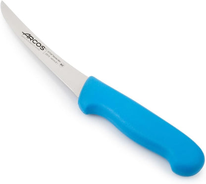 Arcos Boning Knife, 5 Inch Nitrum Stainless Steel, Professional Butcher Knife, Series 2900, Color Blue