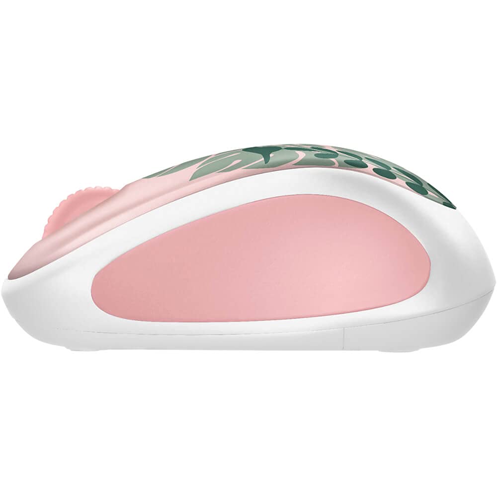 Logitech - Design Collection Limited Edition Wireless Compact Mouse with Colorful Designs - Golden Garden