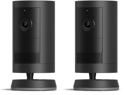 Introducing Ring Outdoor Cam Plus, Battery — Wide-Angle 2K Video with Ring Vision, Low-Light Sight for full-color night vision, Mount-Anywhere Versatility, White
