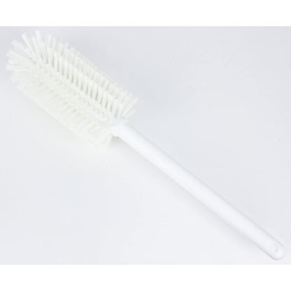 SPARTA Large Water Bottle Brush Ideal for Wide-Mouth Jars, Bottles and Tumblers, Dishwashing Tool with Handle for Home and Commercial Kitchens, Plastic, 16 Inches, White
