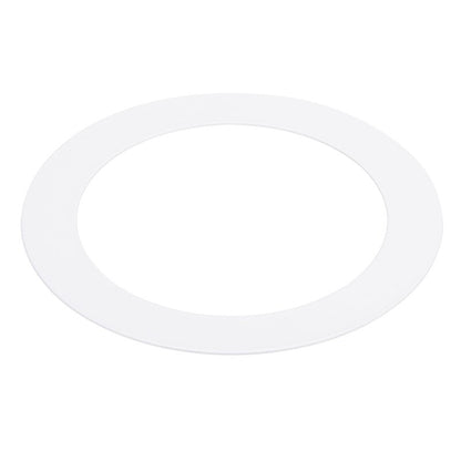 PATIKIL 4.25" ID 6.69" OD Light Trim Ring, White Goof Ring Matte Circular Light Cover Lighting Fixture for Ceiling Wall Recessed Can Downlights