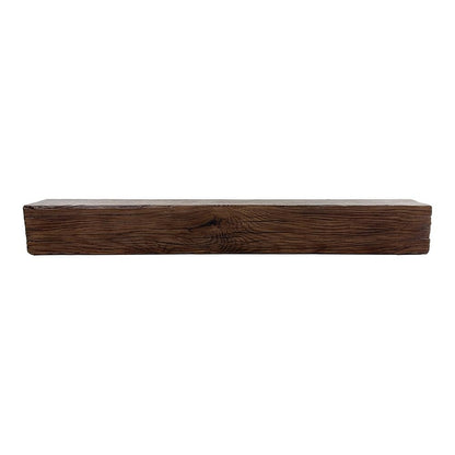 Thermastone 60 Inch Concrete Fireplace Mantel Shelf | Classic Style | Non-Combustible & Heat Resistant | Indoor or Outdoor Use | ProCoat Coating for Heavy-Duty Protection | Lighter Weight