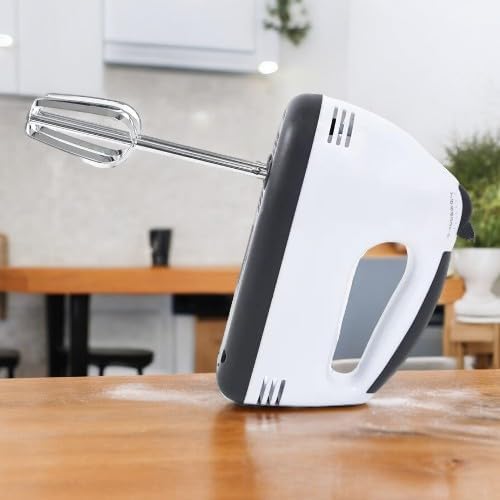 Efficient Electric Mixer Egg Beater - Versatile Mixing Tool for Baking & Cooking, Adjustable Speeds