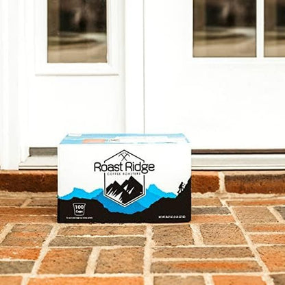 Roast Ridge Single Serve Coffee Pods for Keurig K-Cup Brewers, Variety Pack, Medium Roast, 100 Count (50 each: Salted Caramel, Southern Pecan)