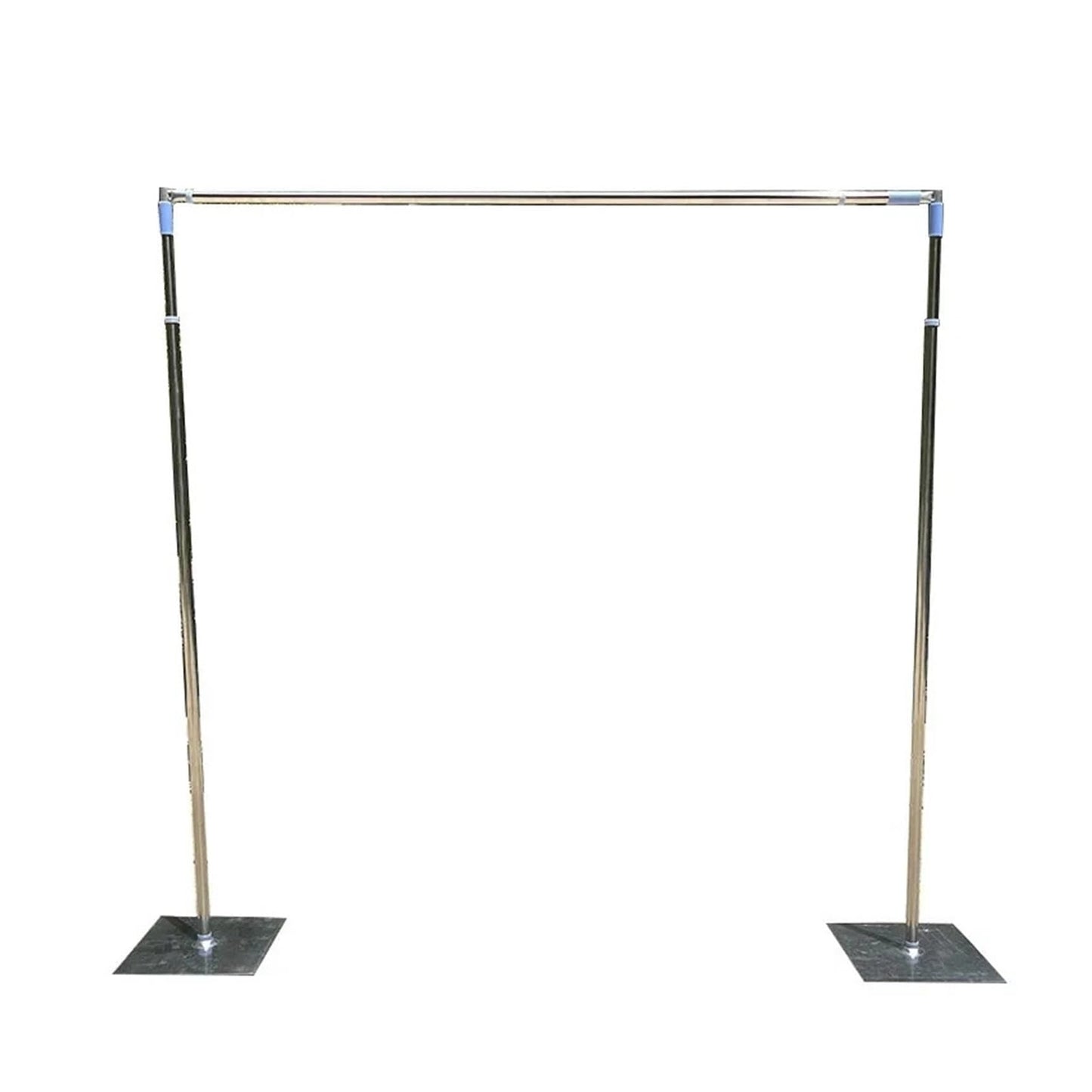Wedding Square Wrought Metal Frame Arch Adjustable Backdrop Curtain Stand Flower Yarn Shelf Party Events DIY Decoration(3M x 3M)
