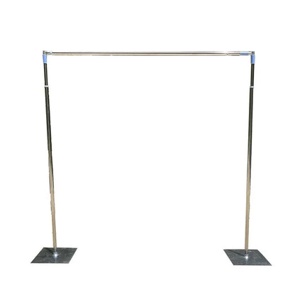 Wedding Square Wrought Metal Frame Arch Adjustable Backdrop Curtain Stand Flower Yarn Shelf Party Events DIY Decoration(3M x 3M)