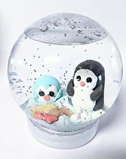 Creative Hobbies DIY Snow Globe - 4 Inch Clear Plastic Water Globe with Screw Off Cap for Custom Crafts