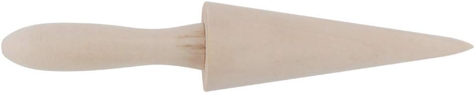 Wooden Waffle Cone Roller, Ice Cream Cone DIY Cooking Tool, Pastry Roll Cake Decorating Accessory