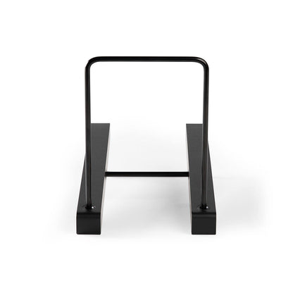 Victrola The Stand – Tabletop Vinyl Record Holder & Organizer - Holds 25+ Records, Smart Black Metal Accents, Easy No-Tool Assembly, Stylish Display for LPs (Espresso)