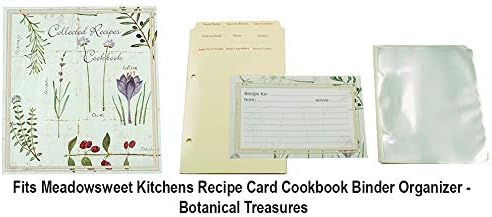 Recipe Card Plastic Sleeve Protectors for Meadowsweet Kitchens Cookbooks