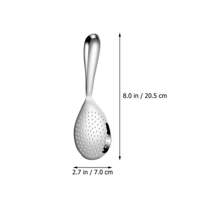 Kichvoe Stainless Steel Rice Spoon Set 2Pcs Rice Paddle Scooper for Cooking and Serving Kitchen Utensils Easy to Clean 8.07In Length