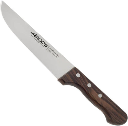 Arcos 7 Inch Butcher Knife Nitrum Stainless Steel. Professional Cooking Knife For Cutting Meat, Fish and Vegetables.