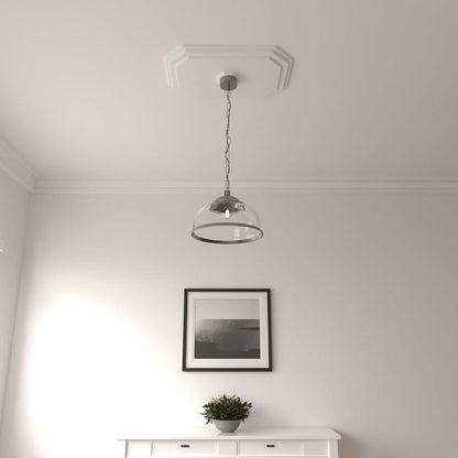 25 1/4"W x 17 1/4"H x 1 3/4"P Felix Ceiling Medallion
