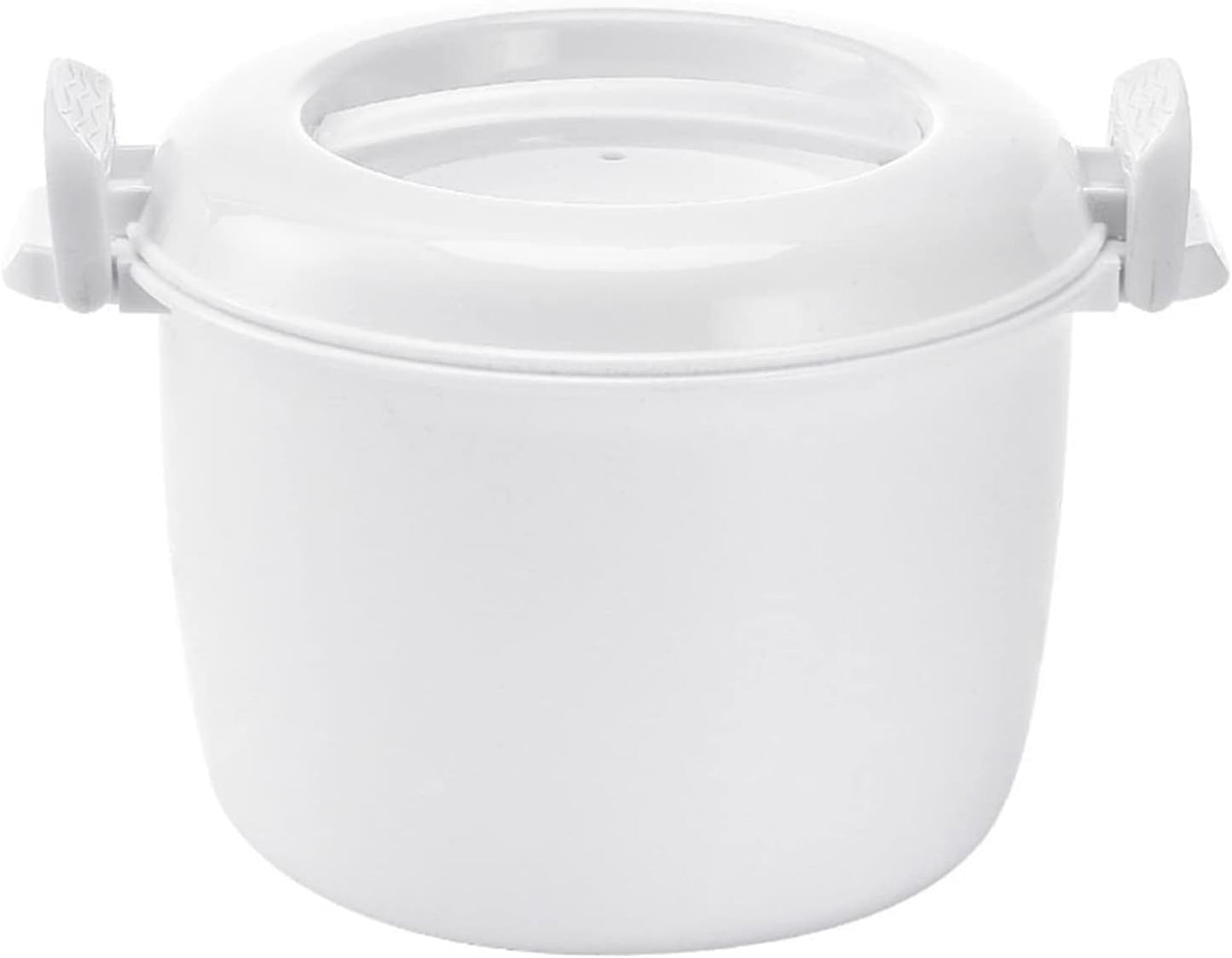 Hemoton Mini Microwave Steamer, Rice Cooker, Food Steamer Pot with Lid, Portable Microwave Cookware