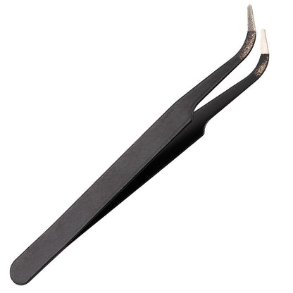 Craft County Precision Tweezers – Anti-Static Stainless Steel Tweezers – 6 Pack