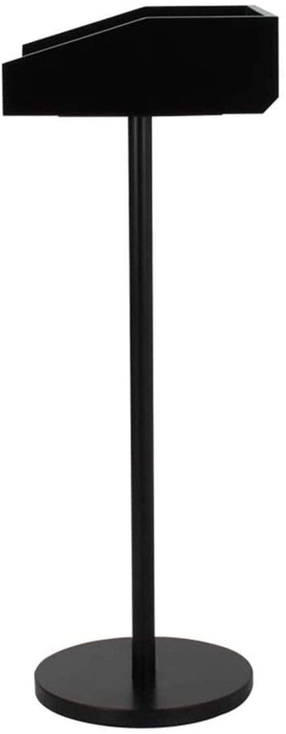 LaseVe Lectern Podium Stand, Full Floor Lectern Hotel Restaurant Entrance Podium Welcome Table Speaking Stage Master of Ceremonies Office Supplies