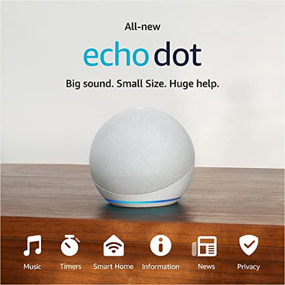 Amazon Echo Dot (newest model), Vibrant sounding Alexa speaker, Great for bedrooms, dining rooms and offices, Deep Sea Blue