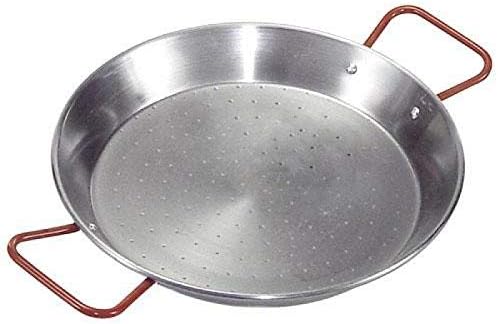 Garcima 11-inch Carbon Steel Paella Pan, 28cm