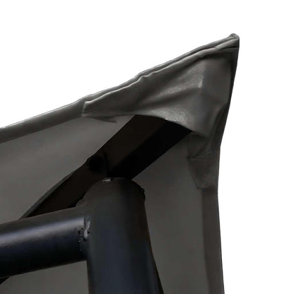 Xhnifbn Anthracite Steel Large Foldable Gazebo 13.1x13.1x9.8 ft Outdoor Canopy for Backyard Patio Pergola Style Shelter for Parties Weddings Camping Gatherings