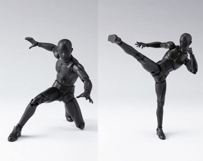Haniforever Artists Manikin Art Mannequin Figures Supplies Drawing Tools,Small Drawing Figure Model for Sketching,Painting,Action Figure Set(Black,Male)