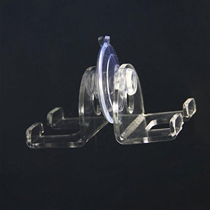 Suction Razor Holder, AOCOKCO Thick Suction Cup Hook, Transparent Reusable Hook, Set of 5 Heavy Duty Razor Holders