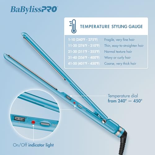 Nano Titanium Ultra-Thin Hair Straightener, Professional Flat Iron For All Hair Types